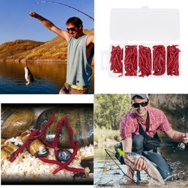 JJQHYC 360 PCS Fishing Lures Plastic Worms Fishing Lure Set Soft Plastic Lures Fishing Accessories Maggots for Fishing