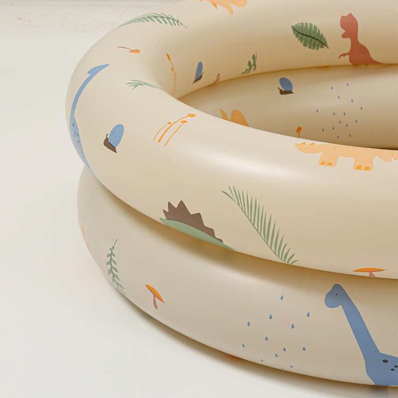 Inflatable Pool Baby Retro Blow Up Swimming Pool Family Cute