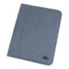 WEDO A4 Denim Writing Case with Zip, Blue, 3 Card