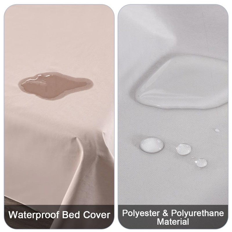 DUJUIKE 100% Waterproof Protective Blanket or Liner for Bed, Mattress