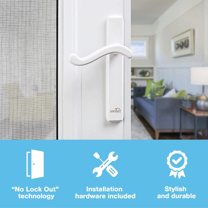 Wright Products Wright Products VBA213WH Bayfield Surface Latch, White