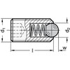 Ganter Standard Elements GN 615.3 M12 K – Springy Pressure