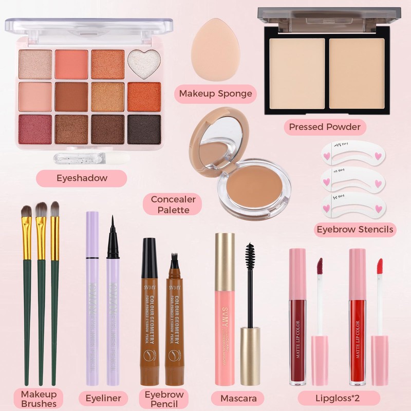 Full Makeup Kit for Teens Teen Girls Women Beginners Makeup