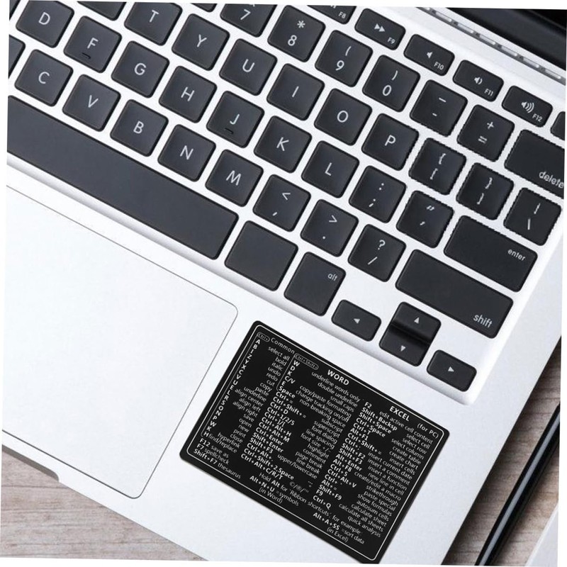 DIYEAH 1set Laptop Decals Computer Stickers for Laptop Hotkeys Reference