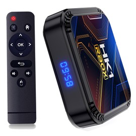 Android 13.0 HK1 Box K8S RK3528 TV Box 4GB RAM 64GB ROM 4K Smart TV Box Quad Core Dual-WiFi 5G Hz/2.4GHz A53 Processor Support USB3.0/H.265/3D