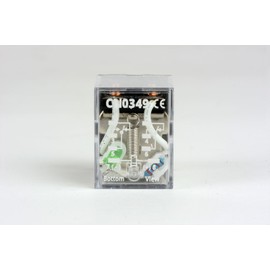 2X TEMCo Industrial Ice Cube Plug-in Relay General Purpose 24 VDC 10A Contact 8 Pin (LY2 Format) w/Socket