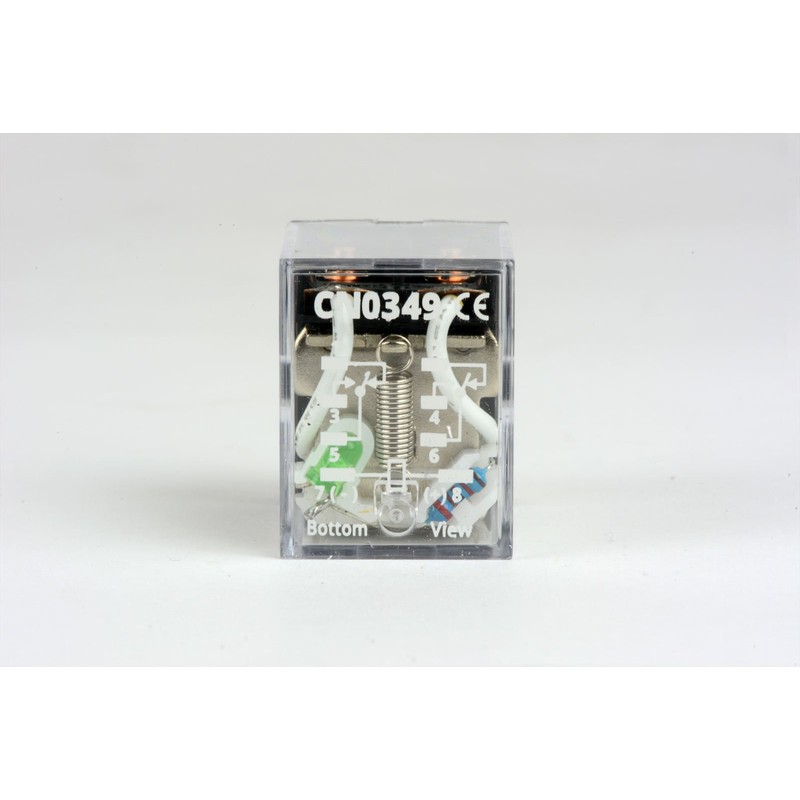 2X TEMCo Industrial Ice Cube Plug-in Relay General Purpose 24