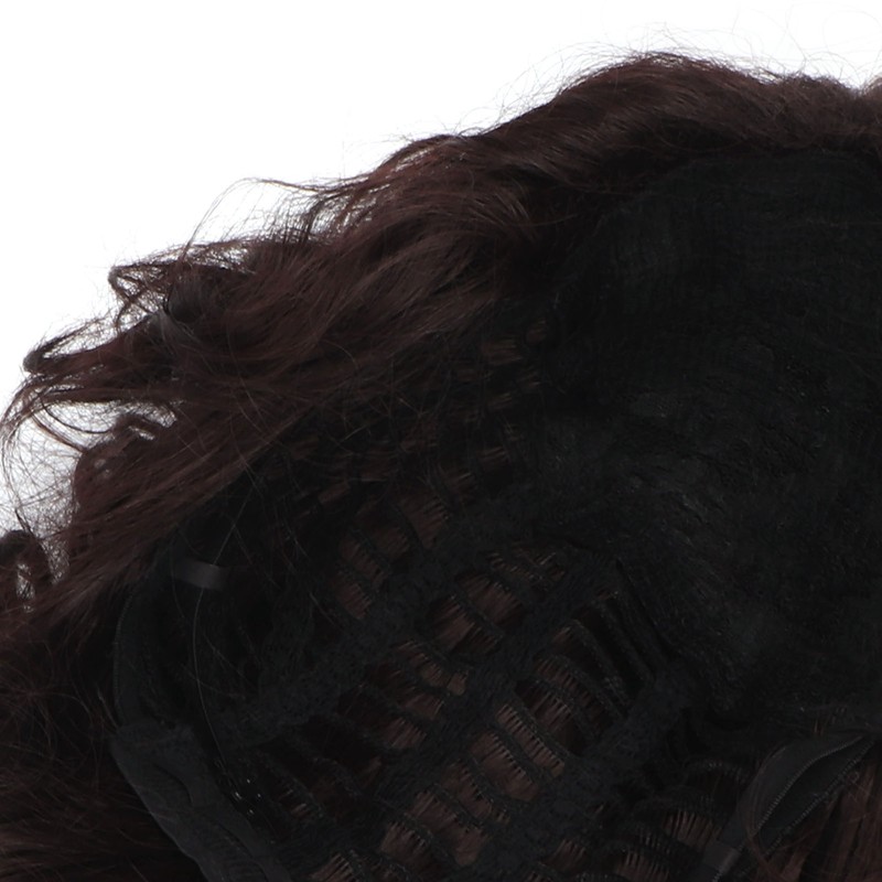 Men Short Black Wigs Soft Texture Breathable Adjust Net Firmly