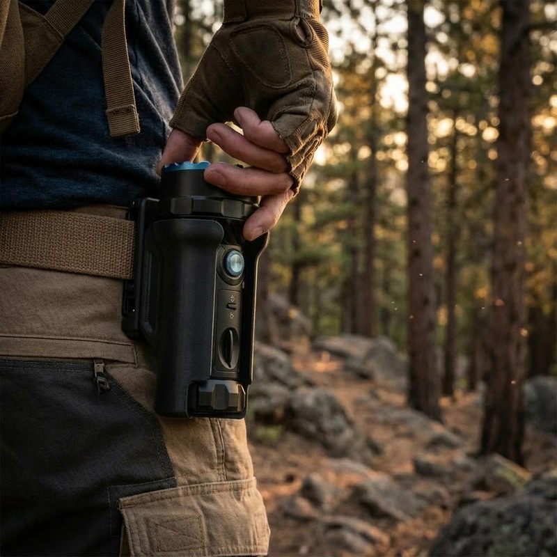 HoldMyGear Belt Clip Flashlight Holder – Compatible with Olight Marauder