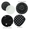 2 Pieces Anti-Slip Sink Mats, Kitchen Dish Draining Mats, Round
