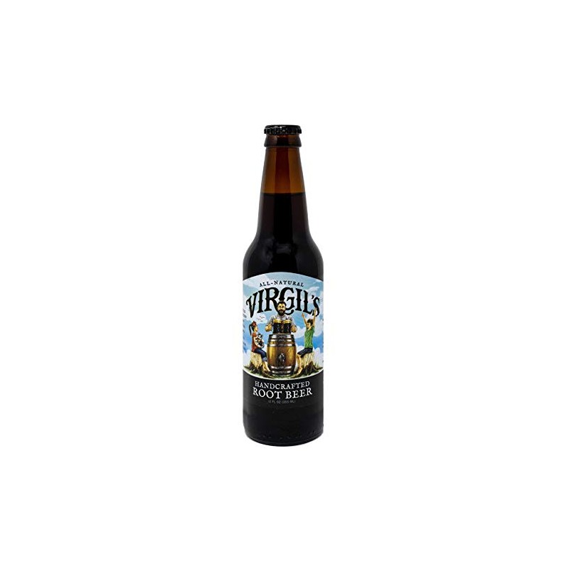 Virgil's Rootbeer Soda, 12 Ounce (24 Glass Bottles)