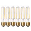 Dimmable T10 LED Bulbs Warm White 2700K LED Tubular Edison