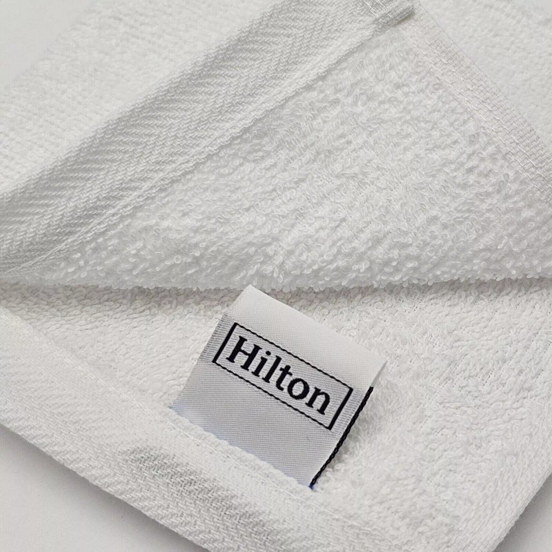 Hilton Sobel Westex 24 Hilton Sobel Westex White Washcloths 100%