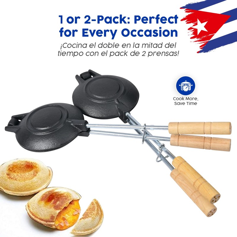 Disquera de Pan Cubano Redondo (1 Unit) – Cast Iron