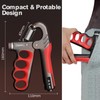 ISLEHOP 2 Pack Hand Grip Strengther, Upgraded Grip Strength Trainer