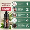 Shampoo con Tinte Instantáneo Cubre Canas Natural 500ml Ingredientes Naturales