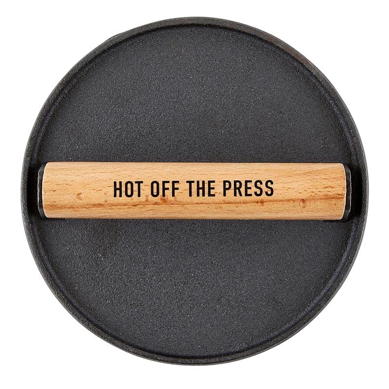 Santa Barbara Design Studio Meat Press Cast Iron Burger Press