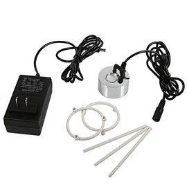 Liineparalle 24V Ultrasonic Mist Maker Fogger Water Fountain Pond Fog Machine Mini Fogger Atomizer Air Humidifier with Adapter (US Plug)