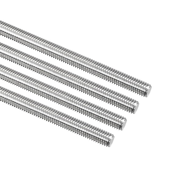 TA-VIGOR 4Pcs M8 x 100mm Fully Threaded Rod, 304 Stainless