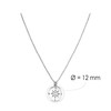 Sofia Milani - Women's Necklace 925 Silver - Compass World