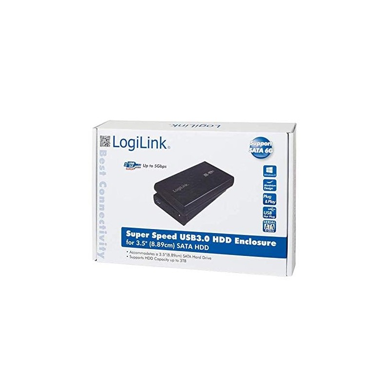 LogiLink Enclosure for 3.5-Inch USB3 SATA