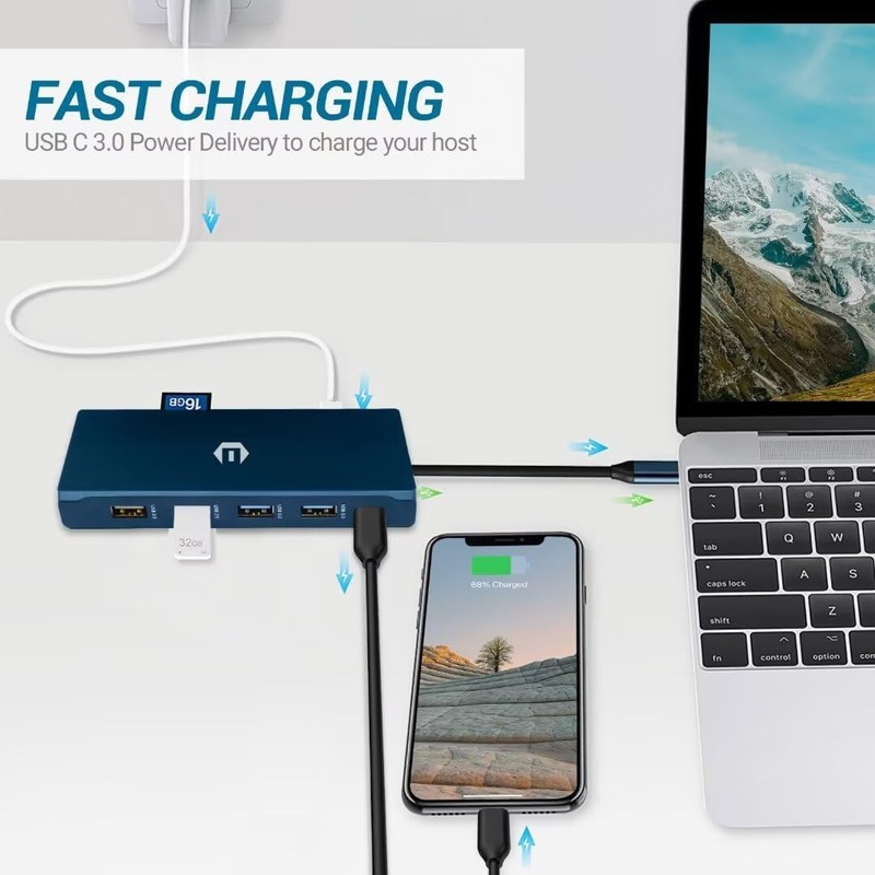 Tymyp USB C Hub, 12-in-1 Docking Station, USB C Hub