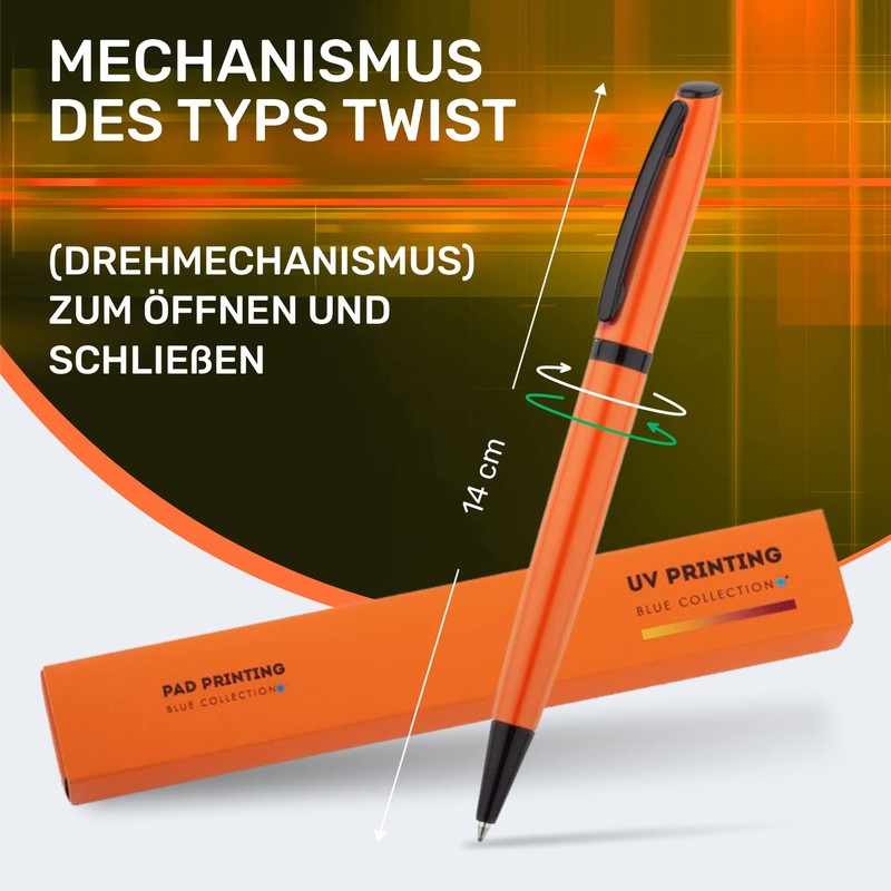 #teamludorf Zeta High-Quality Metal Ballpoint Pens with Gift Packaging and