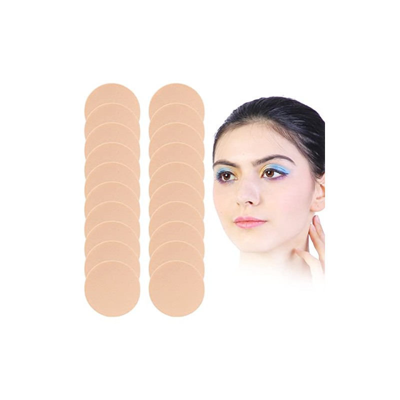Esponja de Maquillaje Redonda de 20 Piezas