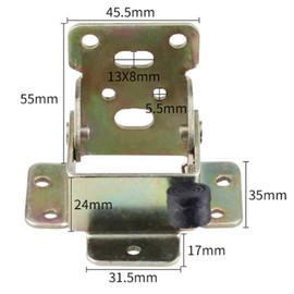 WANLIAN [Pack of 2] 90 Degree Self-Locking Folding Table Leg Extension Shelf, Telescopic Bracket, Hidden Desk, Bed Leg Hinge (Positive Brake)