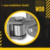 WDB - Gate Rod Adjustable Screw-On Plate - Garden Gate