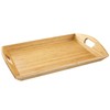 Totally Bamboo Butler's Serving Tray with Handles, Decorative Tray for