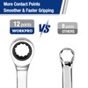 WORKPRO 13mm Ratcheting Combination Wrench Metric, CR-V Constructed with Mirror