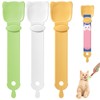 Qianyu 3 Pcs Wet Snack Dispense Spoon Cat Strip Feeder