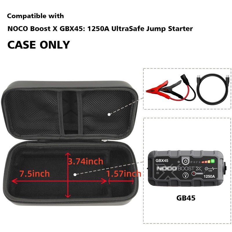 Gleegi EVA Protection Case Compatible with NOCO Boost X GBX45