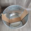 Coors Light Beer 5 Quart Metal Galvanized Ice Bucket Double