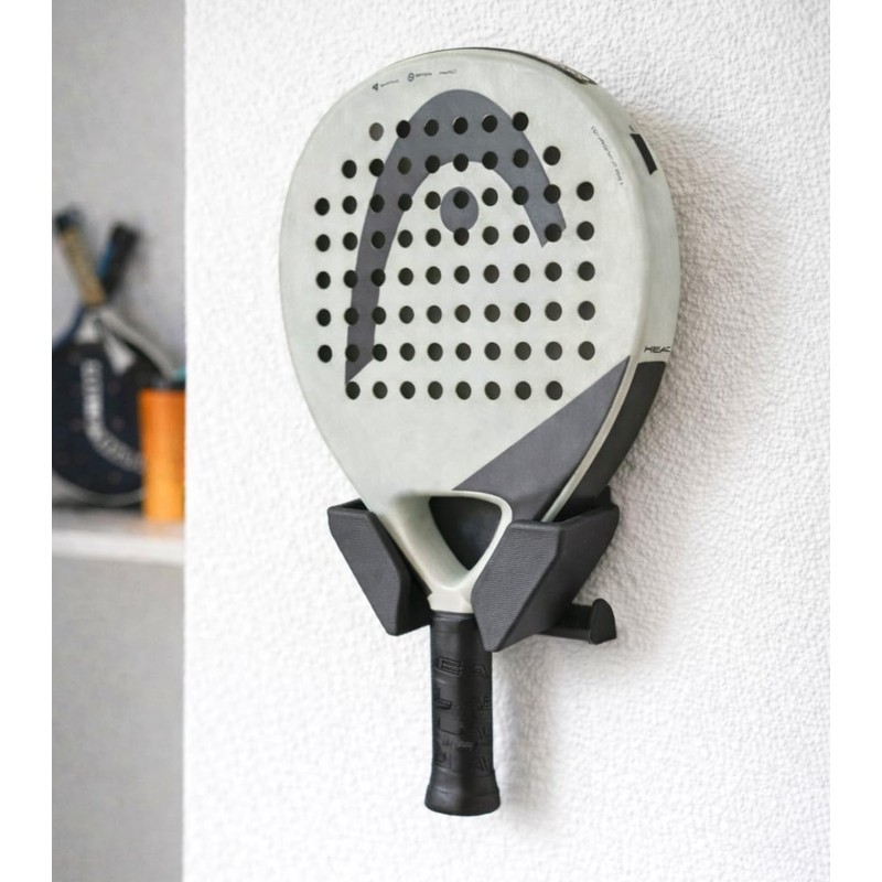 Ricreo Padel and Tennis Racket Wall Mount - Comfortable and