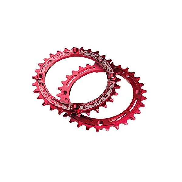 Race Face Narrow Wide Single Chainring, Red, 104 x 36T
