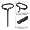 HARFINGTON 10pcs Dogging Hex Key Wrench 5/32" SAE Metal Dog