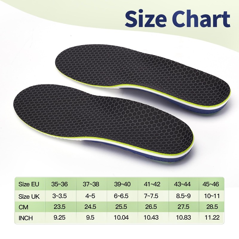 OISENSE Orthopaedic Insoles Men Women 45-46