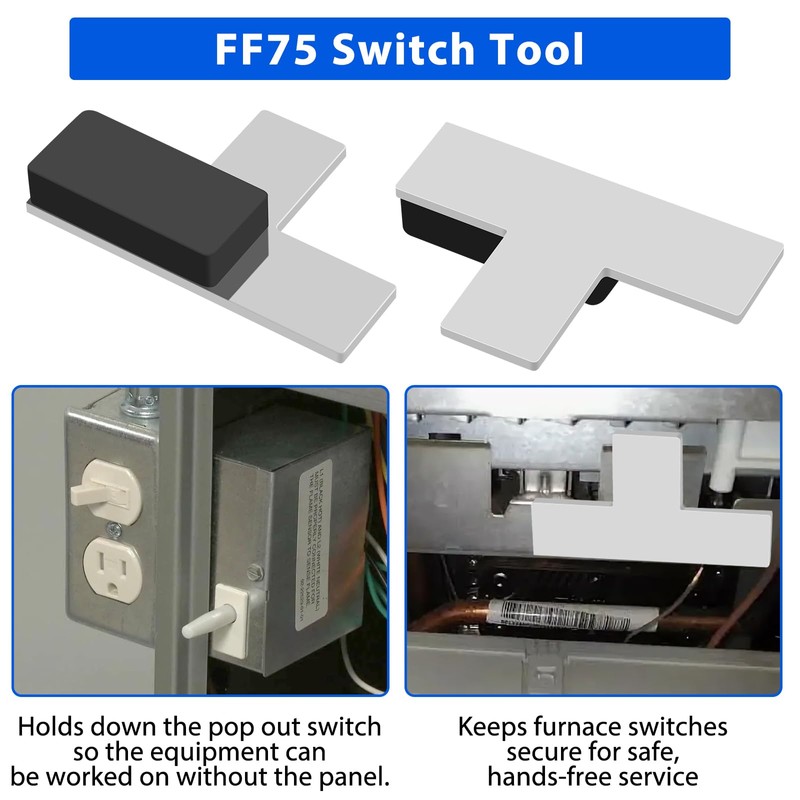 FF75 Furnace Door Switch Magnet Furnace Pressure Switch HVAC Door
