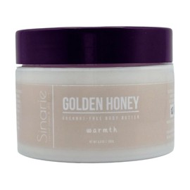 Sinarie Coconut-Free Body Butter | Luxurious Hydration with Shorea Butter, Evening Primrose Oil, Argan & Moringa Oil | Non-Greasy, Natural Ingredients | For Sensitive Skin (5.3 oz., Golden Honey)