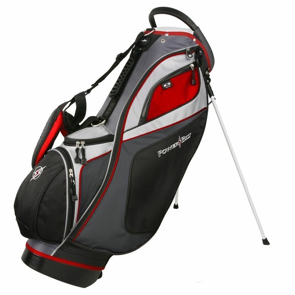 Powerbilt TPS Dunes 14-Way Black/Charcoal Stand Golf Bag - NEW!