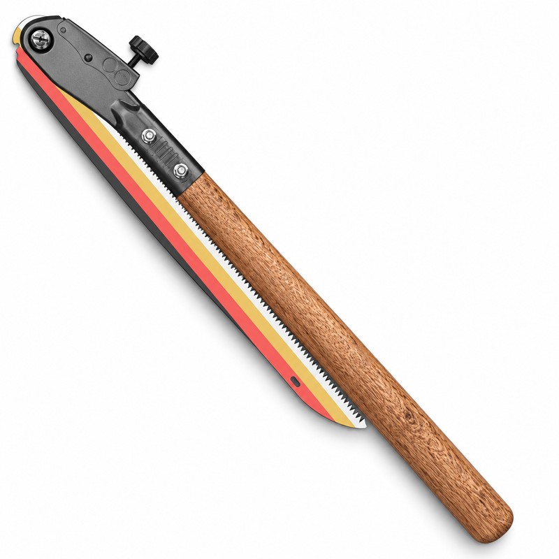 112CM Outdoor Folding Saw – Manganese Steel Pruning Hand Saw