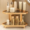 YUPER Bathroom Organizer Countertop, Triangle 2-Tier Bathroom Organizers and Storage,