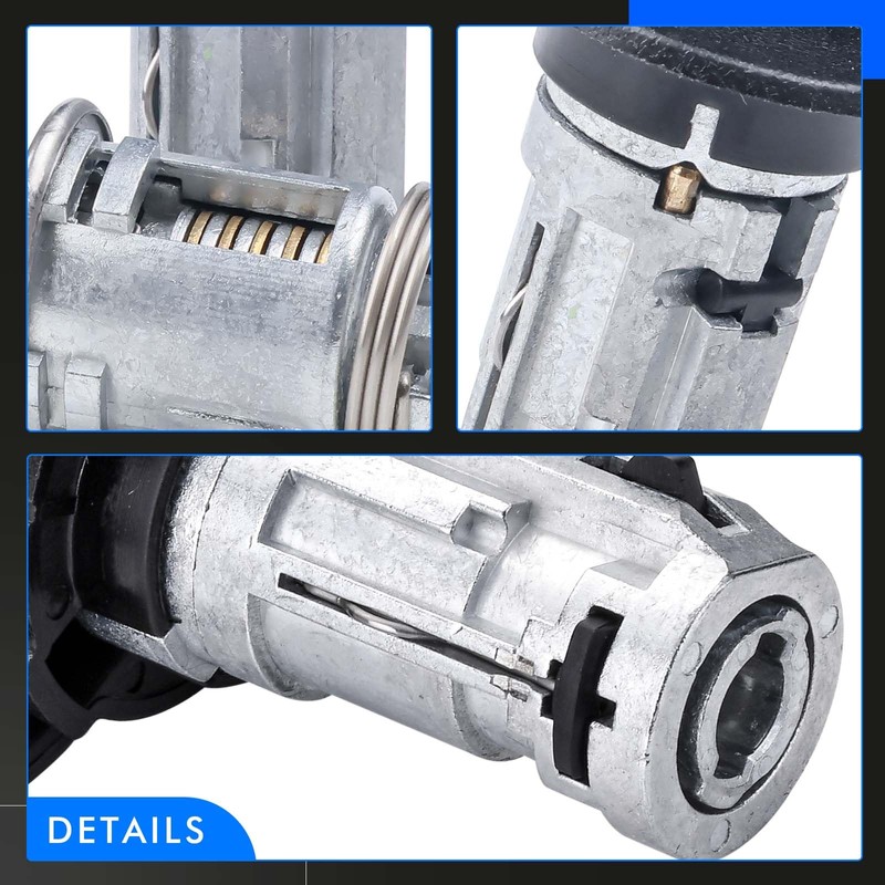 Ignition Switch Lock Cylinder with Door Lock & Keys Fit
