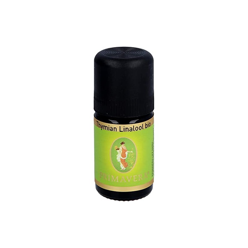 PRIMAVERA Thyme Linalol Organic 100% Natural Essential Oil, 5 ml