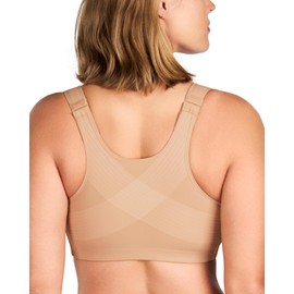 HSIA Posture Bras for Women - Front Closure Bra for Women No Underwire Back Support Plus Size Full Coverage Bra