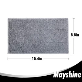 Mayshine 6 Pack Microfiber Head Flip Mop Refill Washable Pads Cleaning for Wet Mop and...