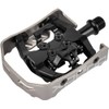 Xpedo Unisex – Erwachsene Clipless Milo Pedal, Schwarz/Silber, 9/16"