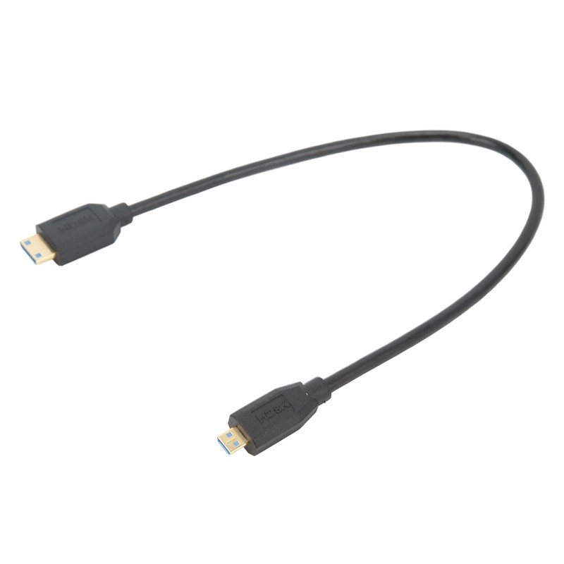 Mini to Micro HD Multimedia Interface Connection Cable 8K At